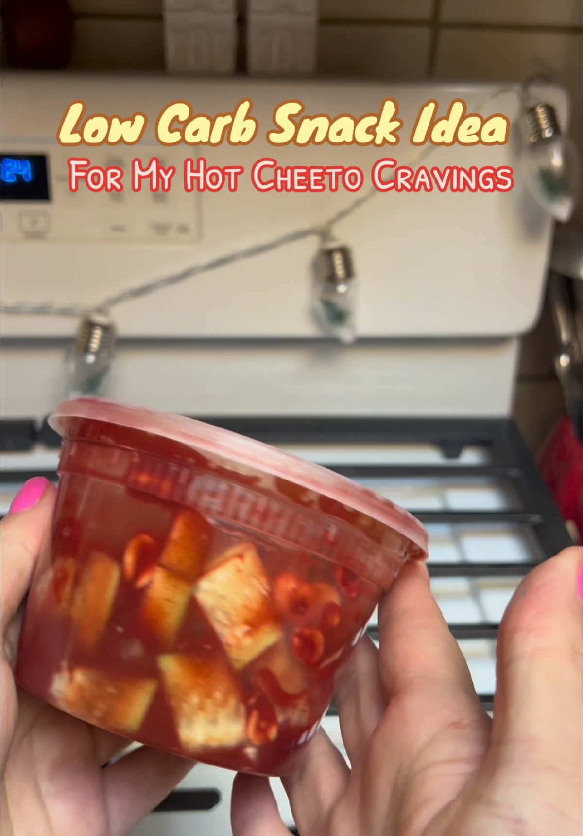 TikTok post by @livingwithsamm for I Love Chamoy. Caption reads: Current fixation @I Love Chamoy + @Sr.Michelado on....