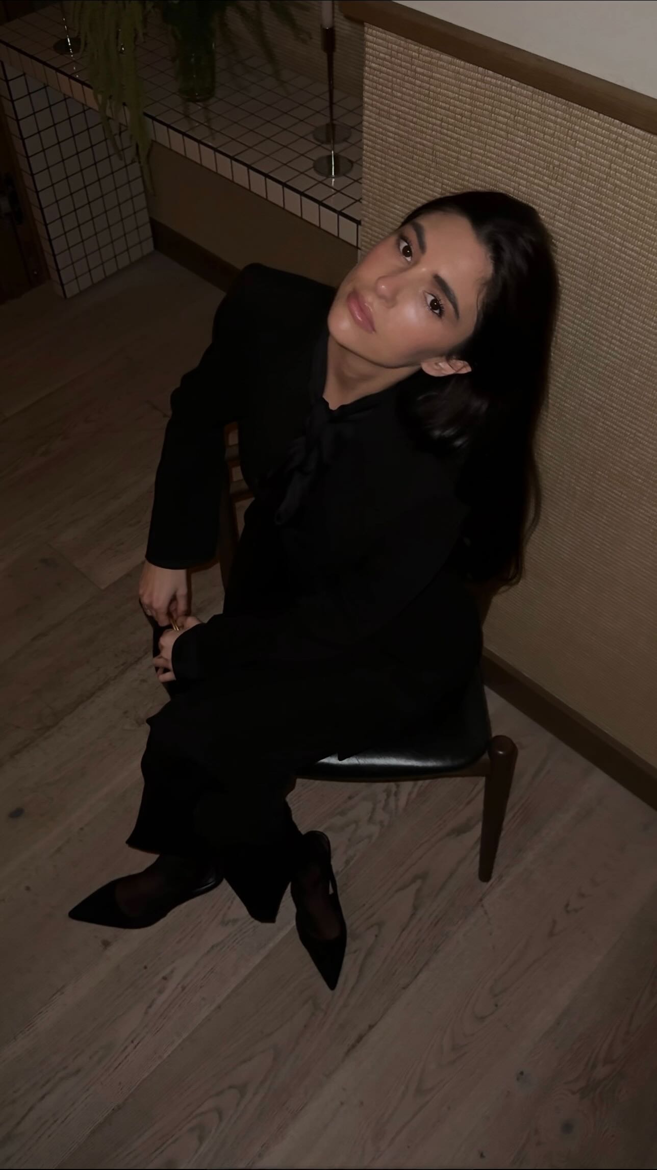 Instagram post by @carlavicob for Lefties. Caption reads: Lefties Evening Dinner Party

-
@lefties [...].