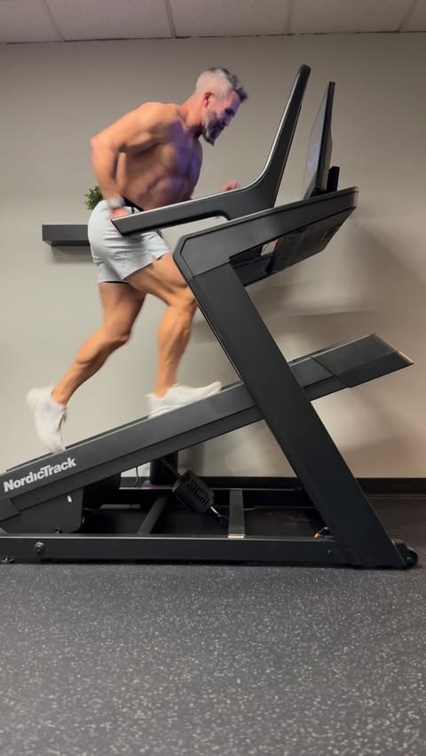 Instagram post by @paulsklarxfit for NordicTrack. Caption reads: [...] your competitive fire like I did with....