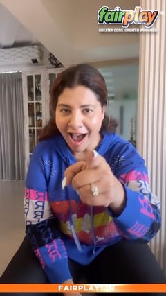 Instagram post by @sambhavnasethofficial for FairPlay. Caption reads: [...] West Indies ODI series with FairPlay, your....