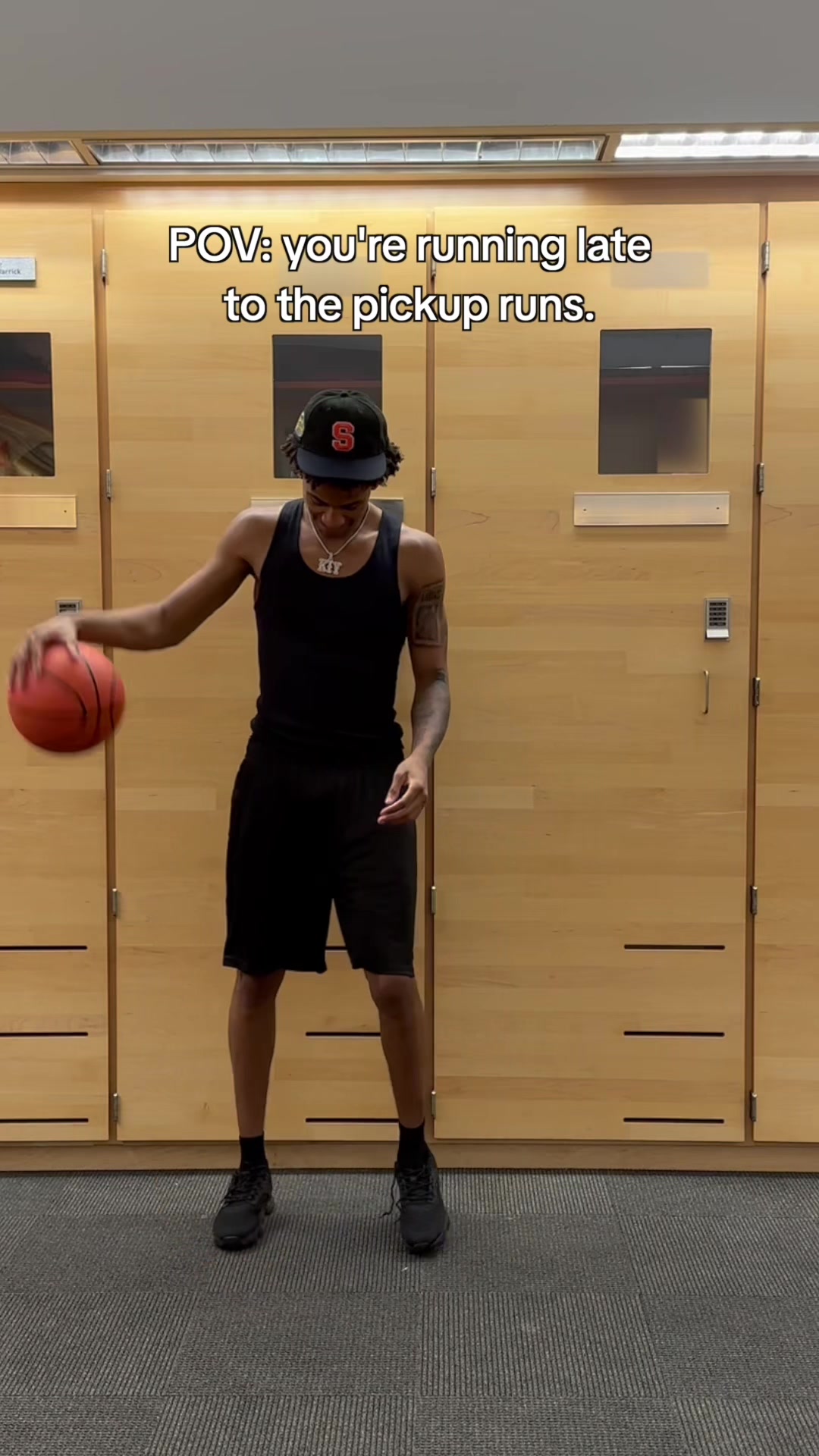 TikTok post by @kiyananthony for New Era Cap. Caption reads: Repping 'Cuse like it's my destiny, shop at....