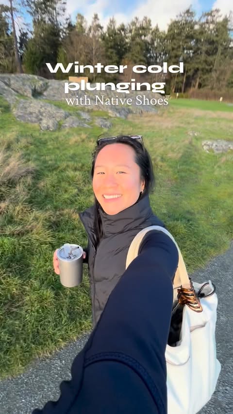 Instagram post by @carrieprojectx for Native Shoes. Caption reads: Some days, getting outside feels like a bigger....