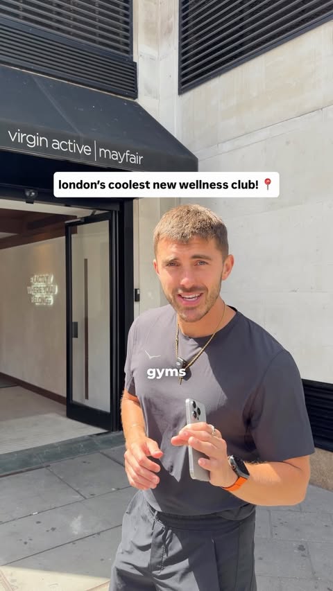 Instagram post by @sepps for Virgin Active. Caption reads: the coolest new club in town is @virginactiveuk’s....