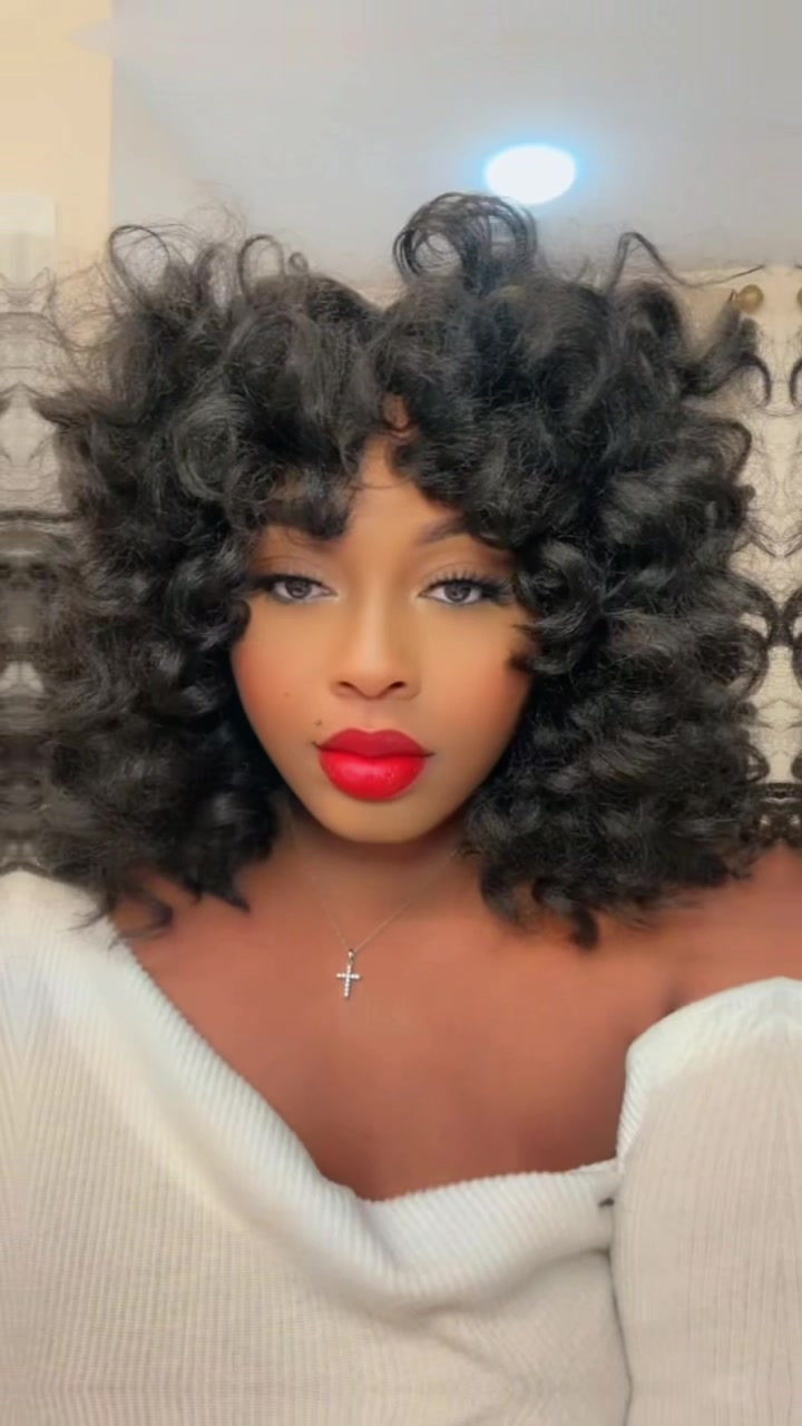 TikTok post by @_ladiiapril for SamsBeauty. Caption reads: I will never be over this look @SamsBeauty....