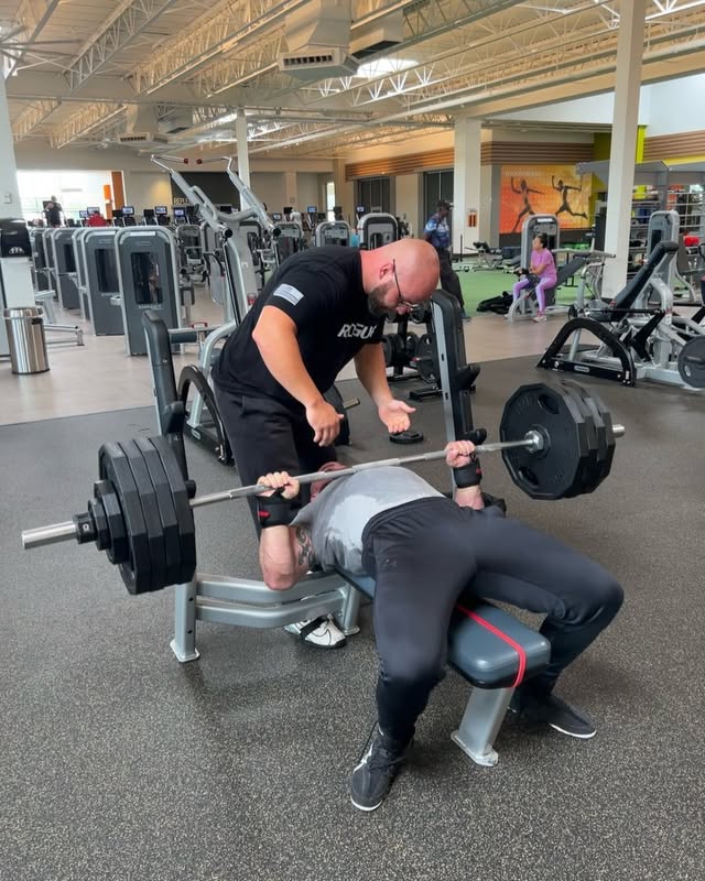 Instagram post by @dannybigaf for Steel Supplements. Caption reads: [...] Felt Great. Coach @bridgeford242....