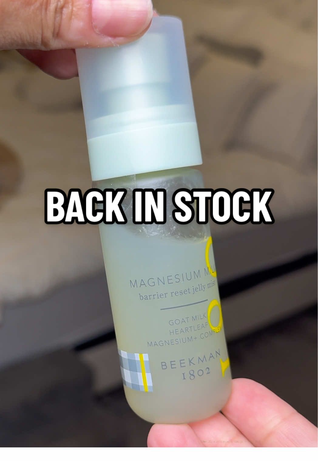 TikTok post by @tteverydayfinds for Beekman 1802. Caption reads: I use everything @Beekman 1802 ! This Magnesium....