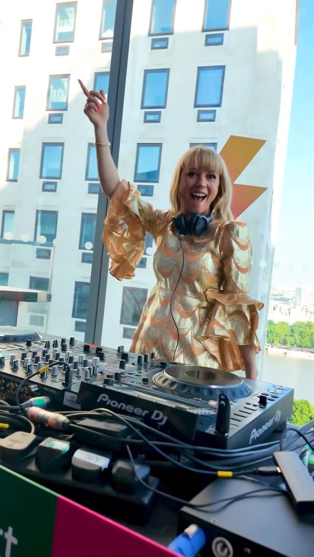 Instagram post by @djsaracox for Holland & Barrett. Caption reads: I had an absolute ball DJing at the launch of....