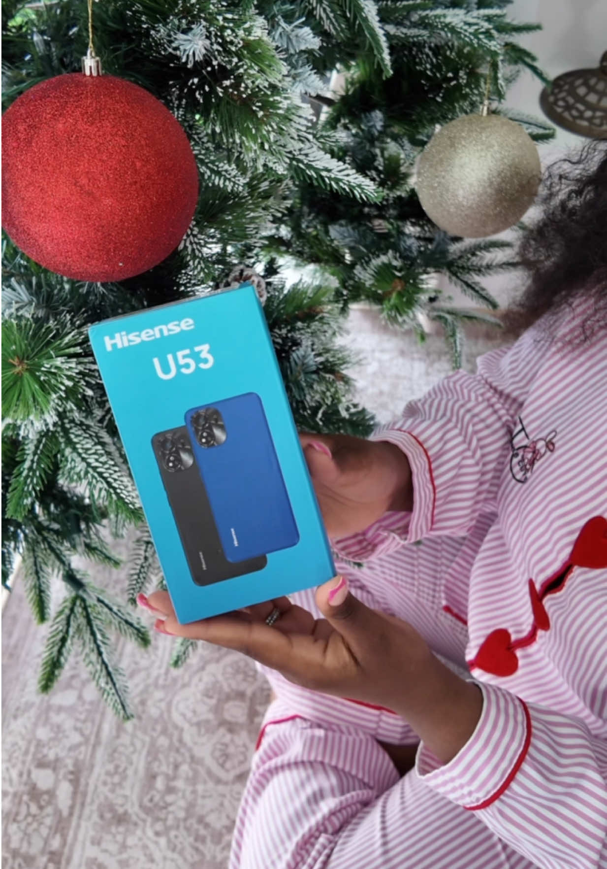 TikTok post by @mrs_sandyyy for Shoprite SA. Caption reads: @Shoprite South Africa  FESTIVE PHONE DEALS ✨....