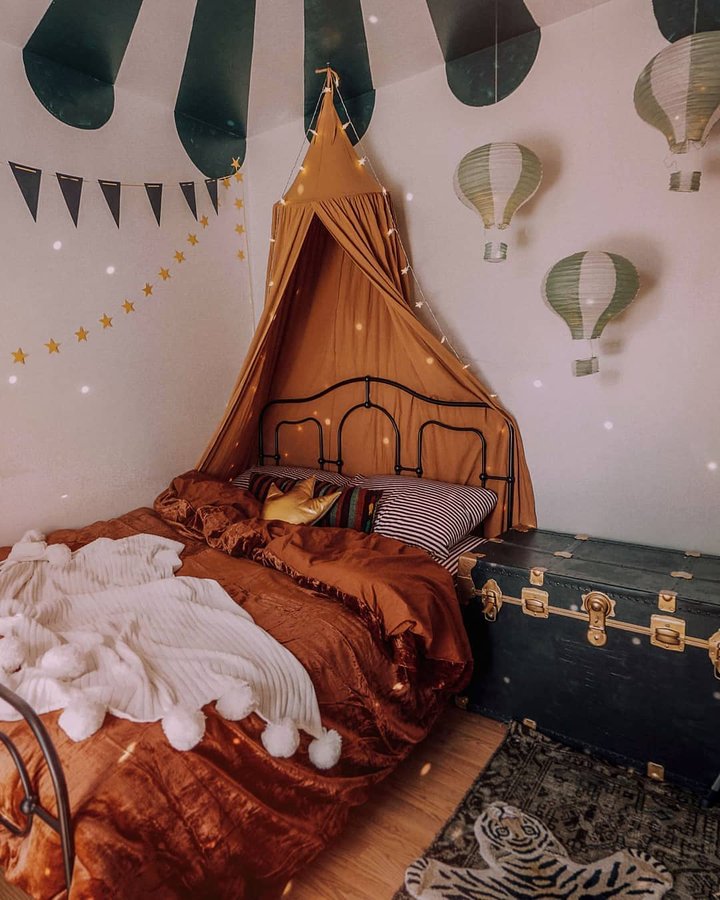 Instagram post by @arianna_danielson for Hunker. Caption reads: And Leo's room is finished!!! Here's a sneak peak....