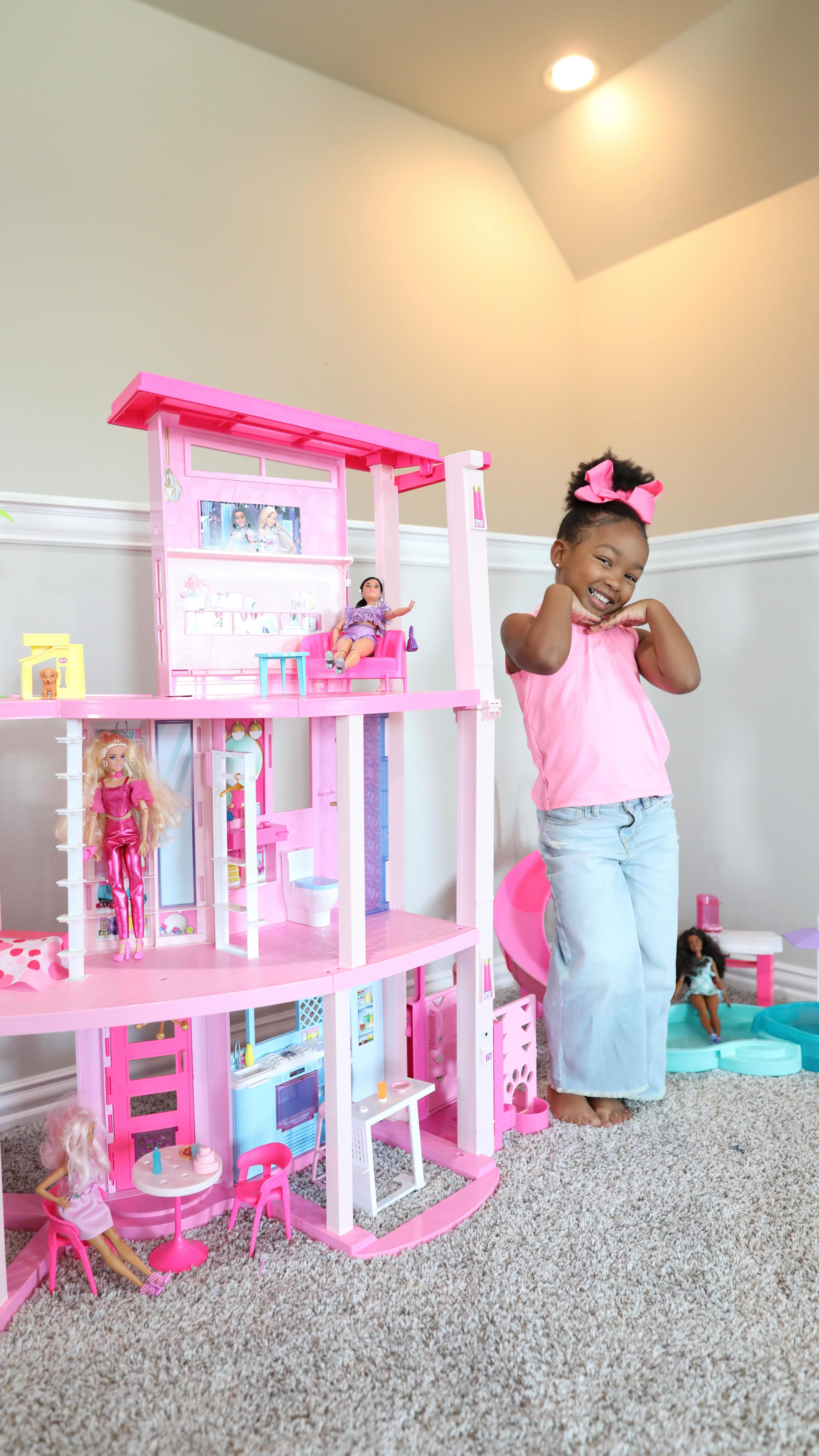 Instagram post by @jaylabrenae for Barbie. Caption reads: ✨ In Nyla’s world and with @barbie, imagination....