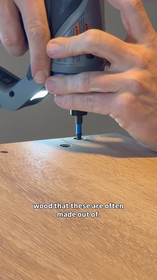 Instagram post by @emyludesigns for Dremel. Caption reads: [...] wrench they give you?! Throw it away 🤣....