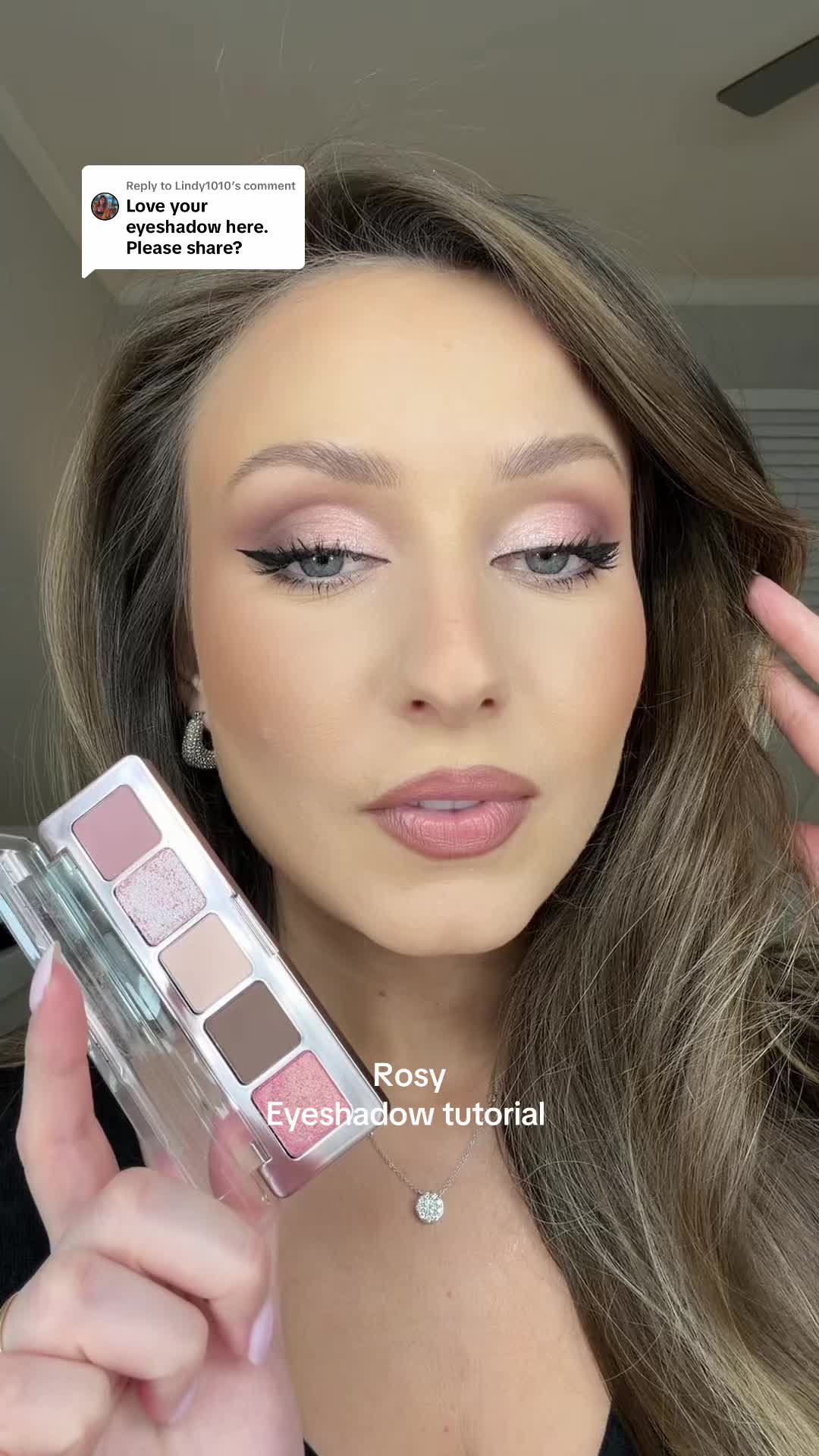 TikTok post by @ivistefanovaa for Rephr. Caption reads: [...] The perfect Spring eyeshadow 🌸 @rephr Core....