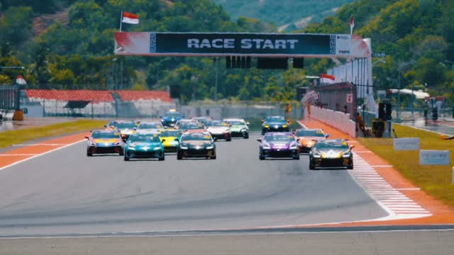 Instagram post by @maxdecalofficial for Motul. Caption reads: Round 8 🎬.