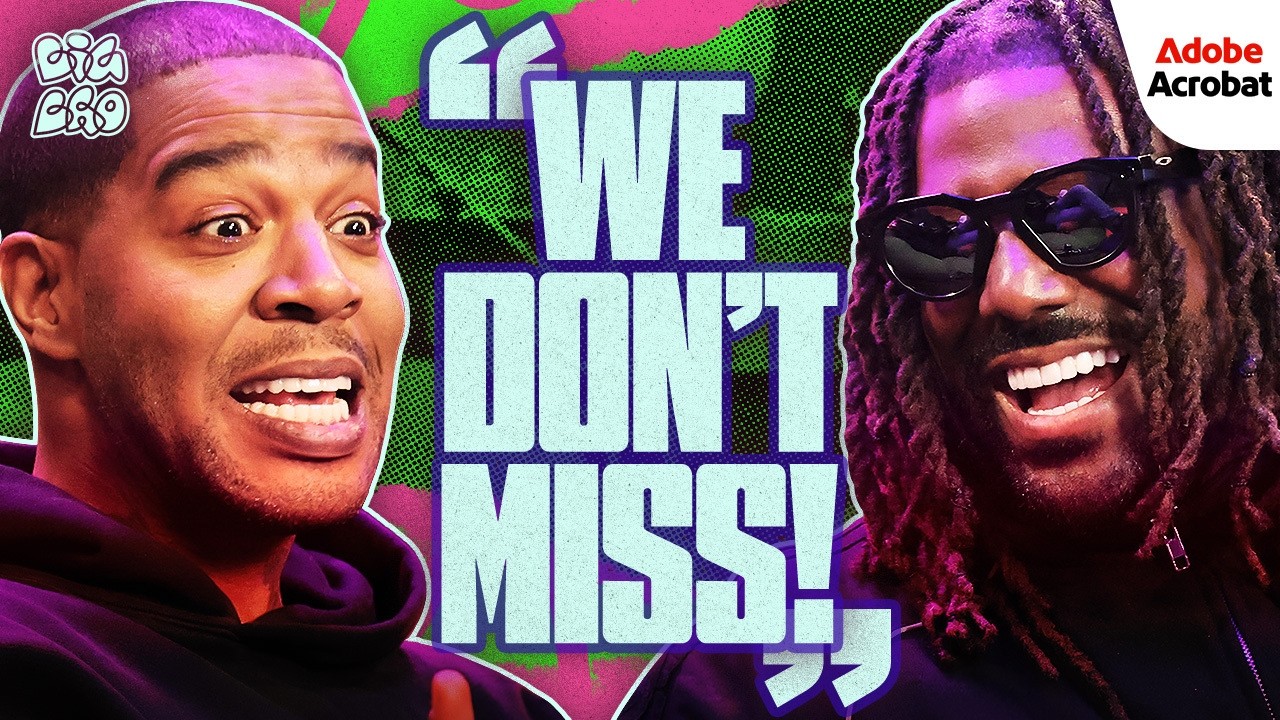 YouTube post by @BigBroCudi for Adobe Spark. Caption reads: Kid Cudi Reveals NEW SONG with Chip Tha Ripper,....