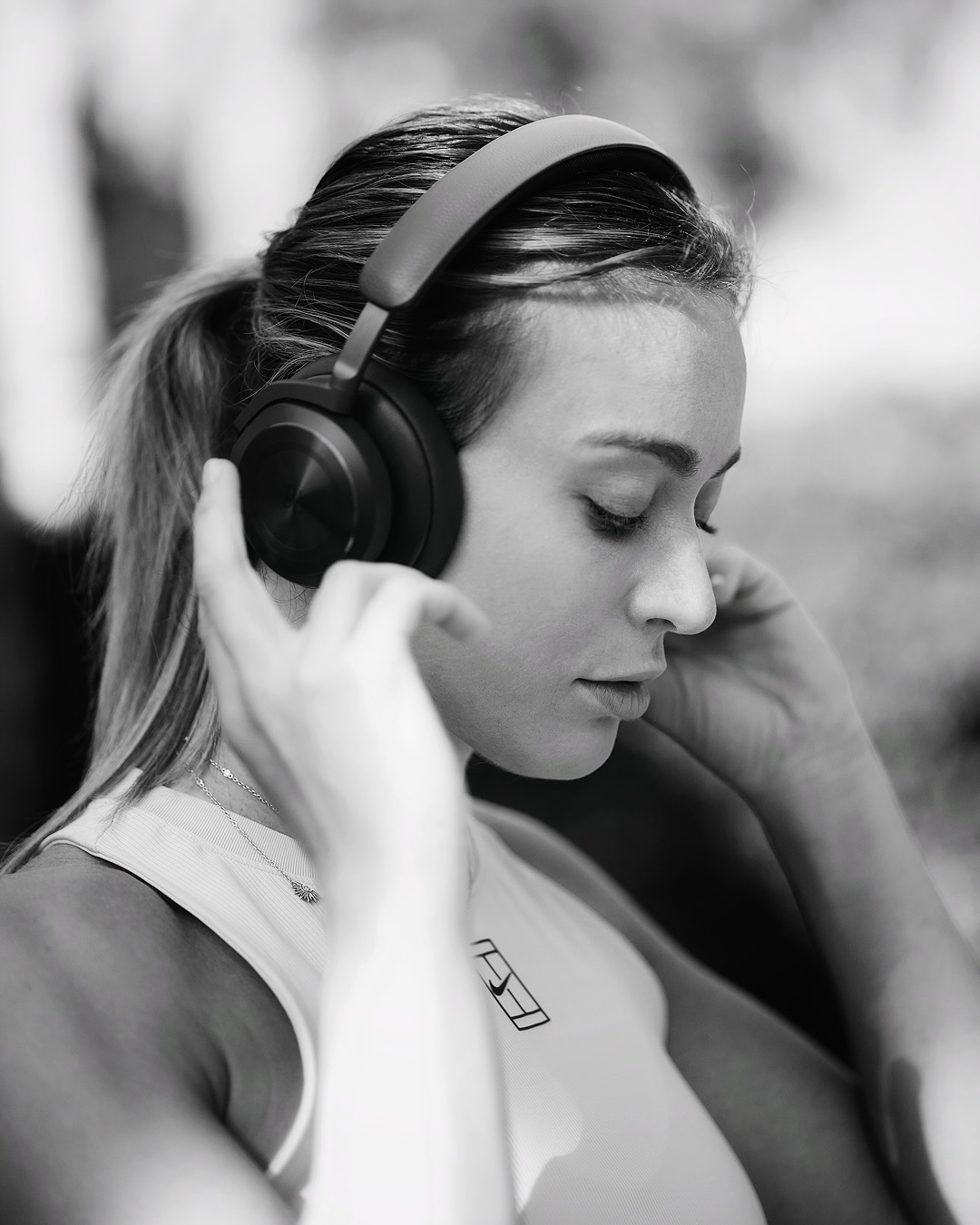 Instagram post by @paulabadosa for Bang & Olufsen. Caption reads: We’re excited to welcome Spanish tennis sensation....