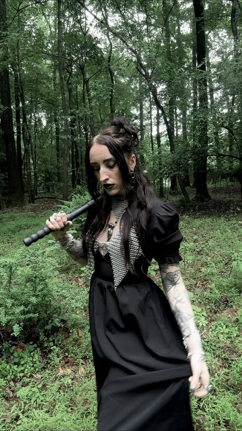 Instagram post by @quietspooks for KILLSTAR. Caption reads: [...] armor. ✨ Wearing @covenbeauty by @killstar....