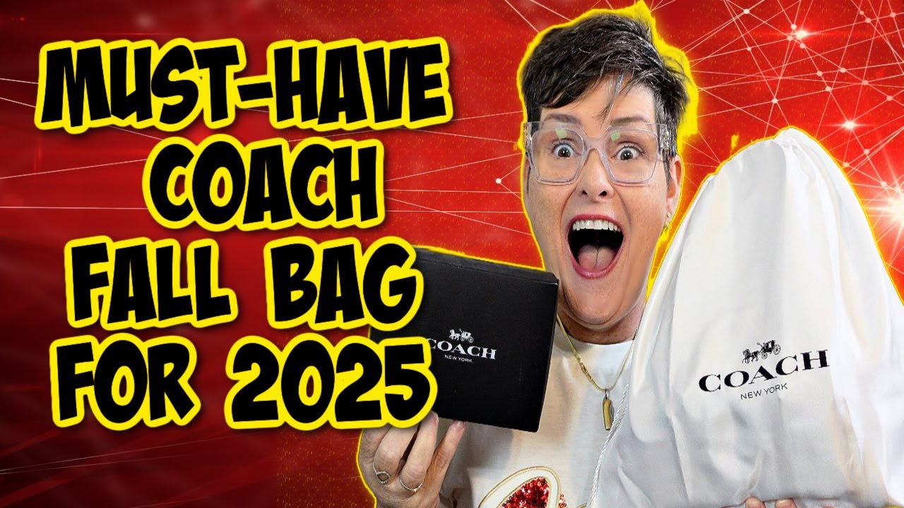 YouTube post by @WinnieBeeLV for biglots. Caption reads: Must-have COACH Fall Bag for 2025.