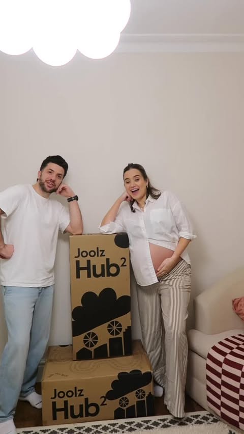 Instagram post by @a_littleobsessed for Joolz. Caption reads: Unbox our new @Myjoolz Hub² Pram with us 👶🏻....
