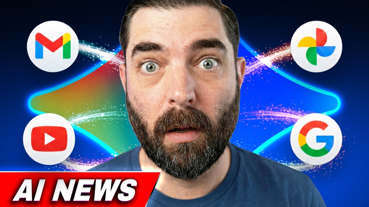 YouTube post by @mreflow for OpenAI. Caption reads: AI News: Claude Can Now Control Your Computer!.