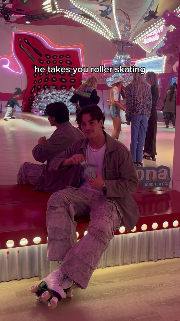 Instagram post by @joshbram_ for AriZona Iced Tea. Caption reads: Don’t drink and skate 🚩ad |@arizonaeurope....