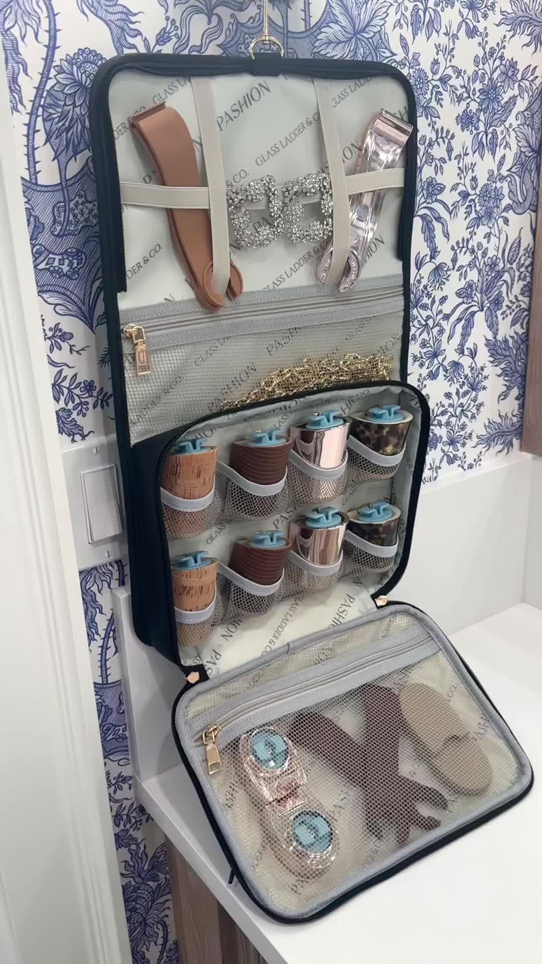 TikTok post by @rileejsmith for Pashion Footwear. Caption reads: [...] travel heels 👠✨ You can get the @Pashion....