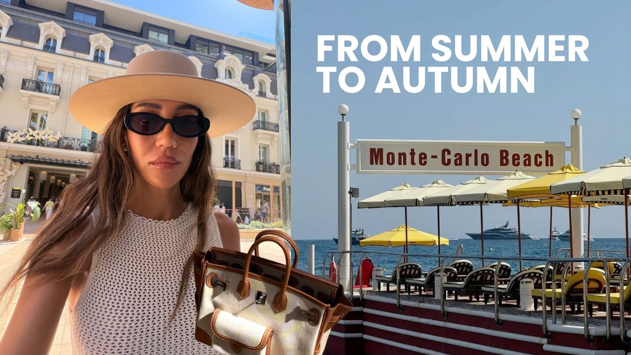 YouTube post by @TamaraKalinic for OLEHENRIKSEN. Caption reads: In This Video: A slower few days in Monaco, with a....