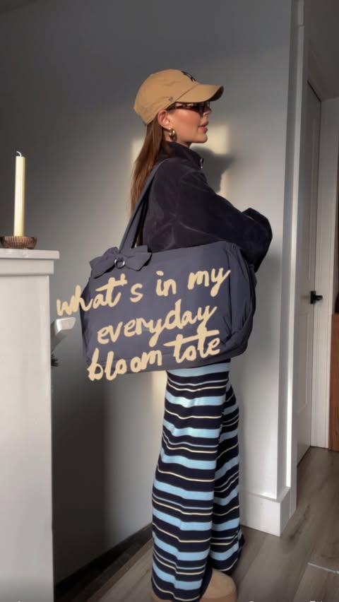 Instagram post by @liv.therose for Bagsmart. Caption reads: got baggage but make it cute @bagsmart_official //....