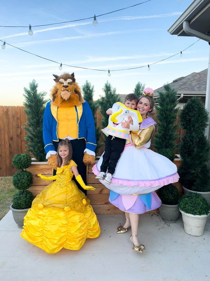 Instagram post by @sierralmiller for Halloween Costumes. Caption reads: I don’t think we will ever top this family costume....