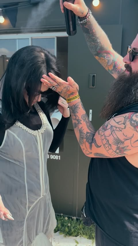 Instagram post by @heavy.metal.hairdresser for Sebastian Professional. Caption reads: As we enter the final month of 2025, I wanted to....