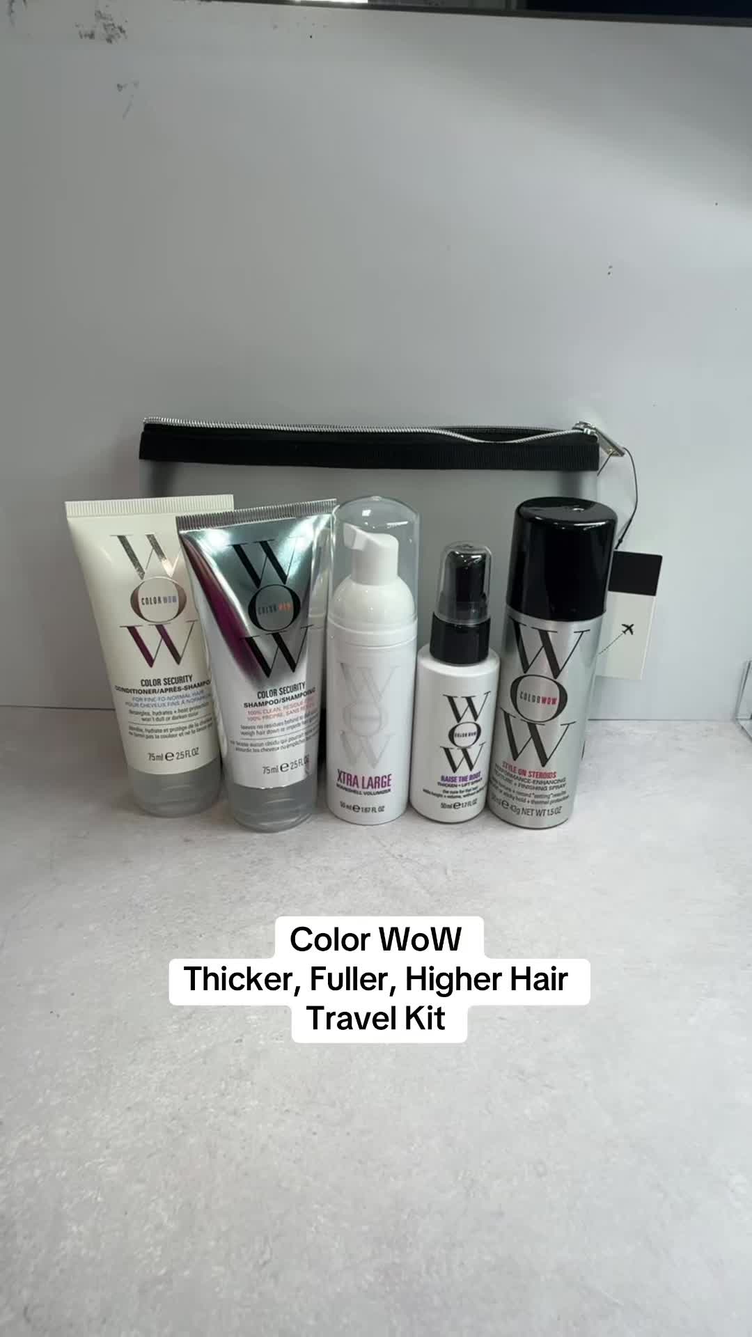 TikTok post by @becky_beauty.realreviews for Color Wow Hair. Caption reads: [...] #tiktokshopstockup @Color Wow Hair.