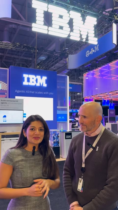 Instagram post by @the.datascience.gal for Amazon Web Services. Caption reads: While at AWS re:Invent, I sat down with Dan Kusel,....