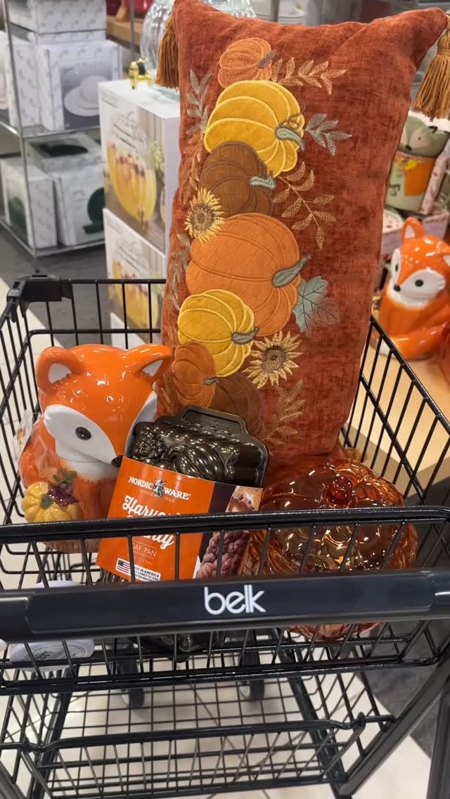 Instagram post by @dreaaa_perez11 for Belk. Caption reads: I needed a few more fall decor pieces so I stopped....