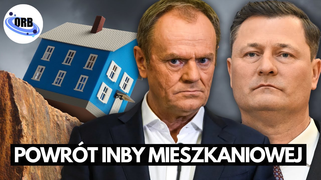 YouTube post by @ORB_NEWS for Mubi.pl. Caption reads: Kryzys Mieszkaniowy - PSL Ma Nowy Pomysł.