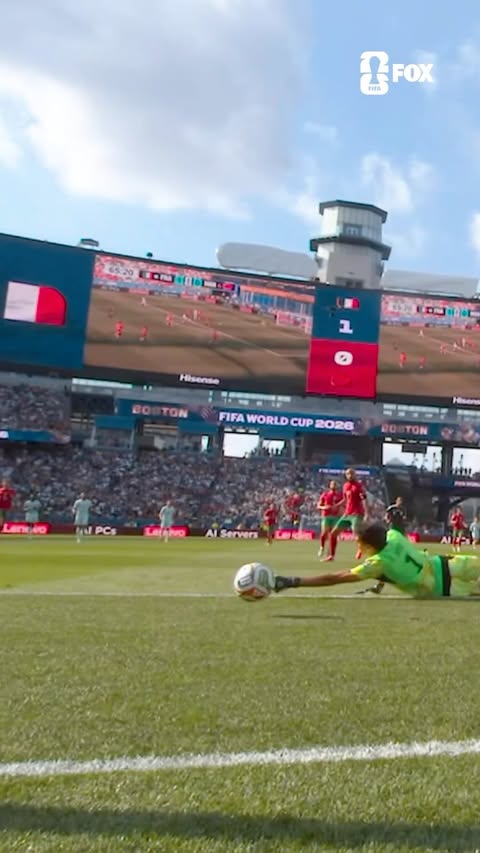 Instagram post by @stuholden for Allstate. Caption reads: [...] 2-0 lead over Morocco ⚡️ Sponsored by....