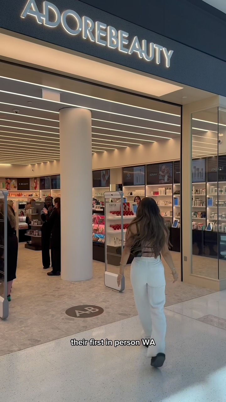 Instagram post by @laurenilord for Adore Beauty. Caption reads: WA babes… this one is for you!! 🤭 @adorebeauty....