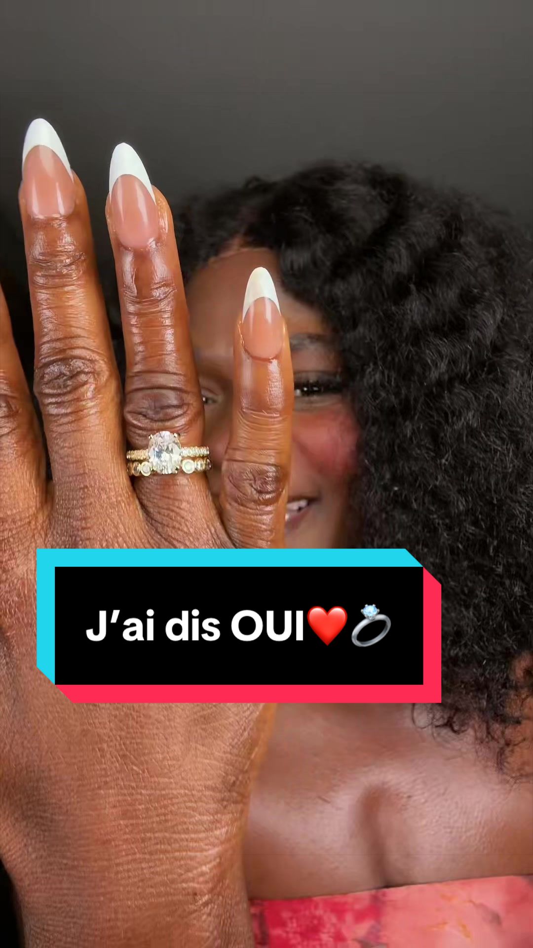 TikTok post by @madambaniza for EAMTI Jewelry. Caption reads: Engagement Rings 💍❤️ @EAMTI Jewelry....