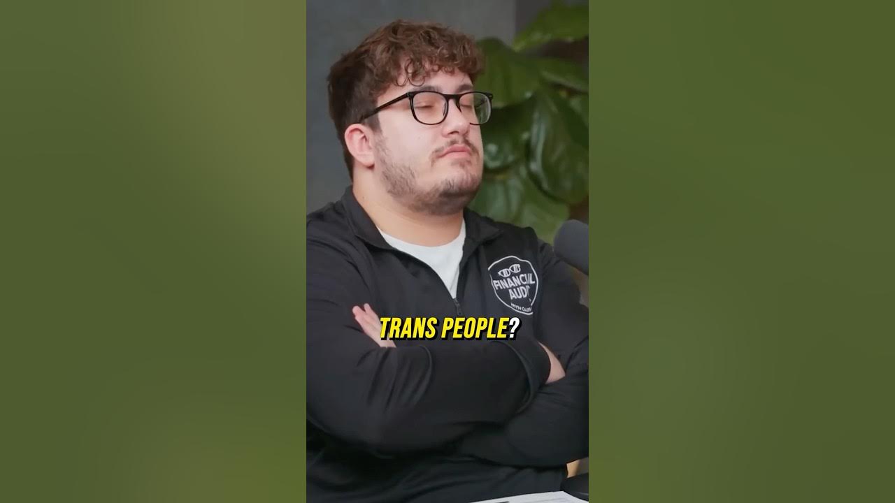 YouTube post by @CalebHammer for Domain Money. Caption reads: Donald Trump Isn't Letting Them TRAVEL?.