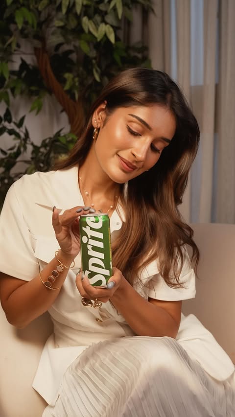 Instagram post by @niharika_nm for Sprite. Caption reads: [...] genuine with you 🥰 

Oh and also....