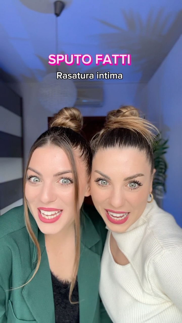 Instagram post by @twinsofficialpage for Gillette Venus. Caption reads: Sputo fatti – Rasatura intima. Tutti i segreti....