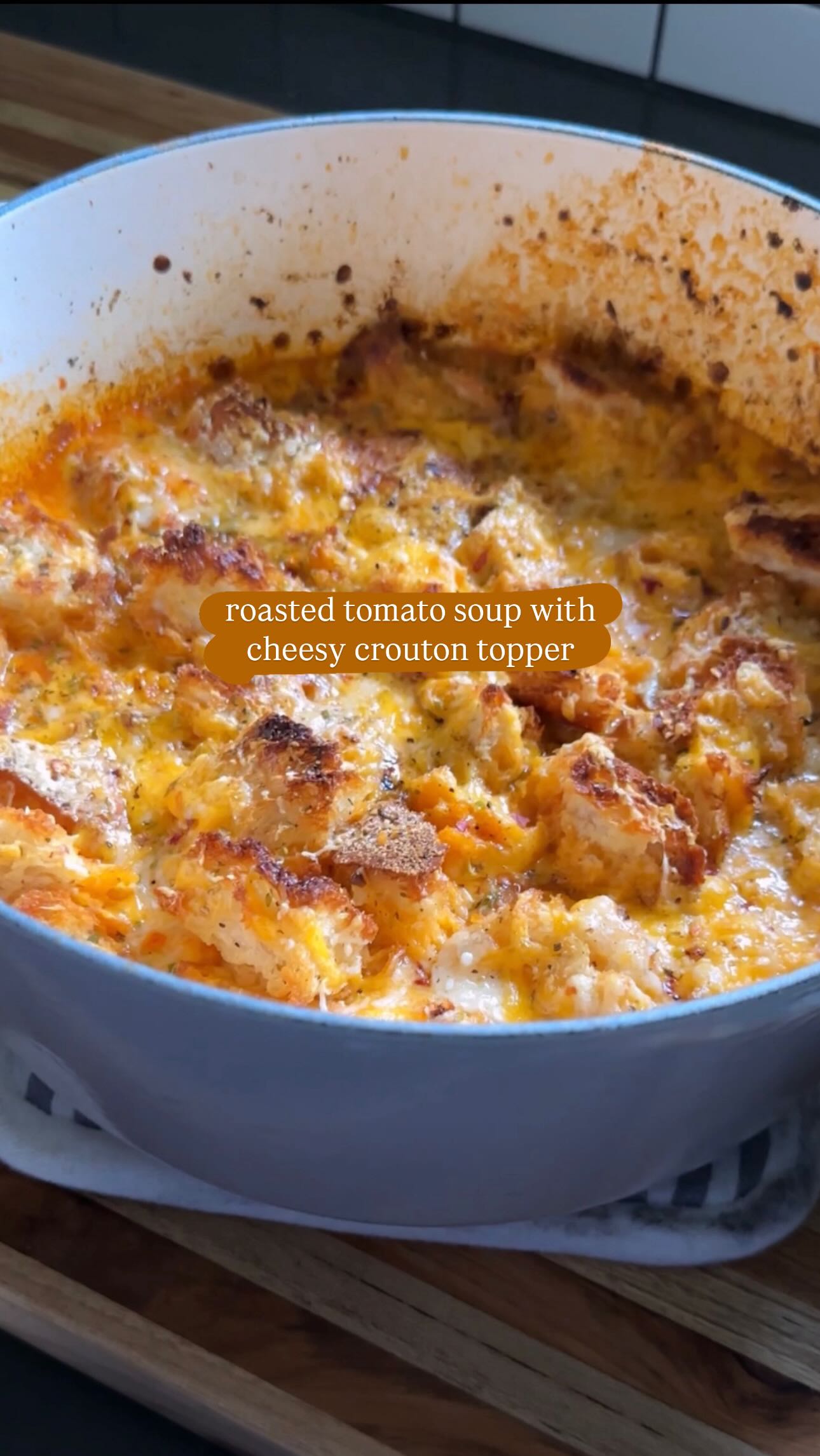 Instagram post by @graceelkus for The Kitchn. Caption reads: tomato soup + grilled cheese, rolled into one 🤩....