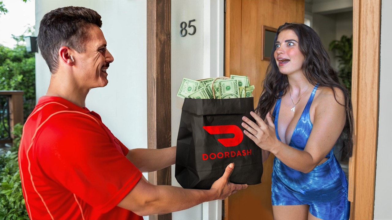 YouTube post by @StevenSchapiro for Ridge. Caption reads: I Delivered Late, Then Tipped Every Customer.