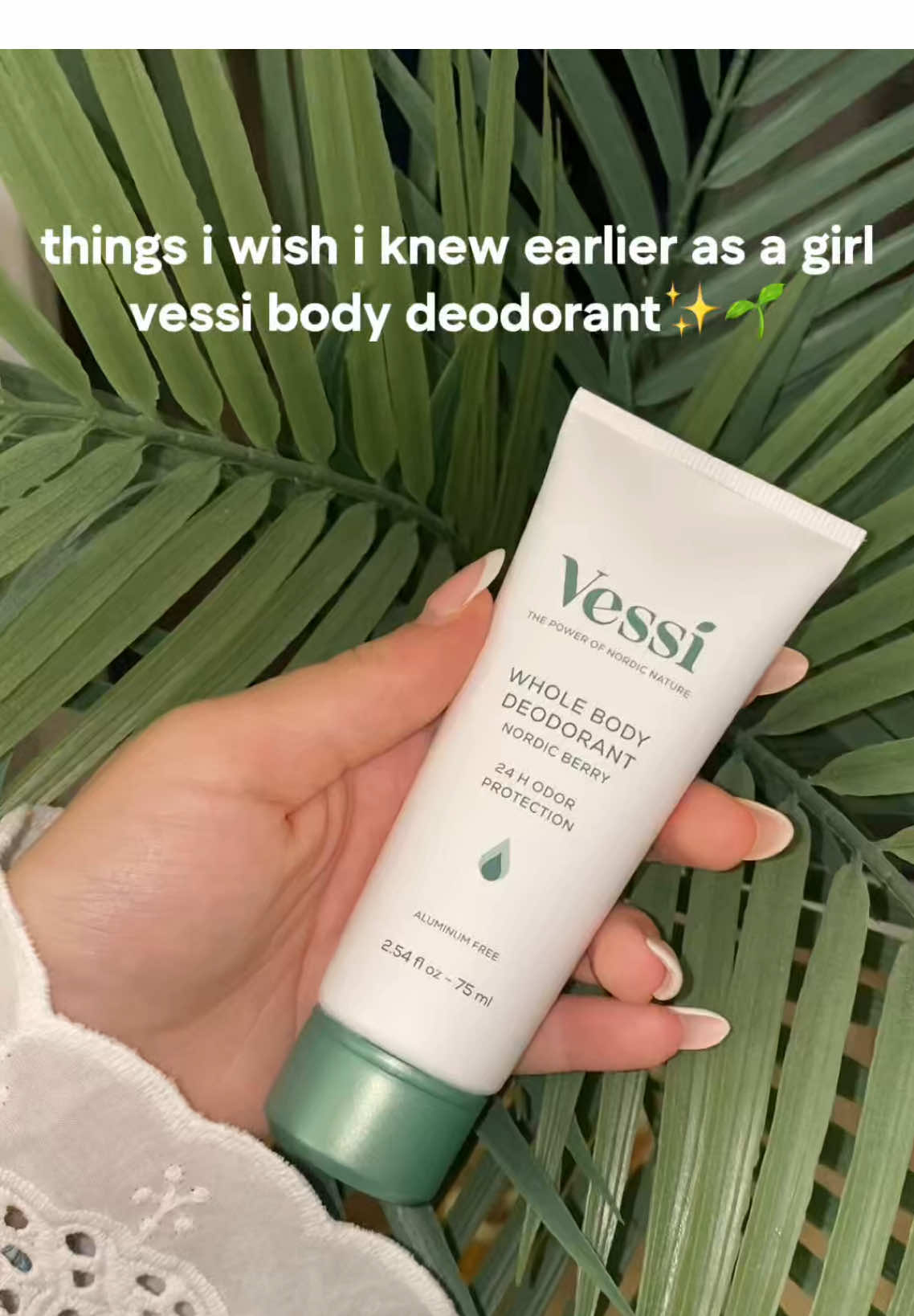 TikTok post by @esthatsme for Vessi. Caption reads: ad - @Vessi 🌱 Kan du huske sist gang du fant en....