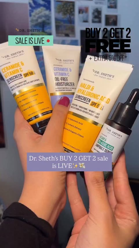 Instagram post by @shivaniiivermaaa for Dr Sheths. Caption reads: comment link to get the offer✨💞💸.