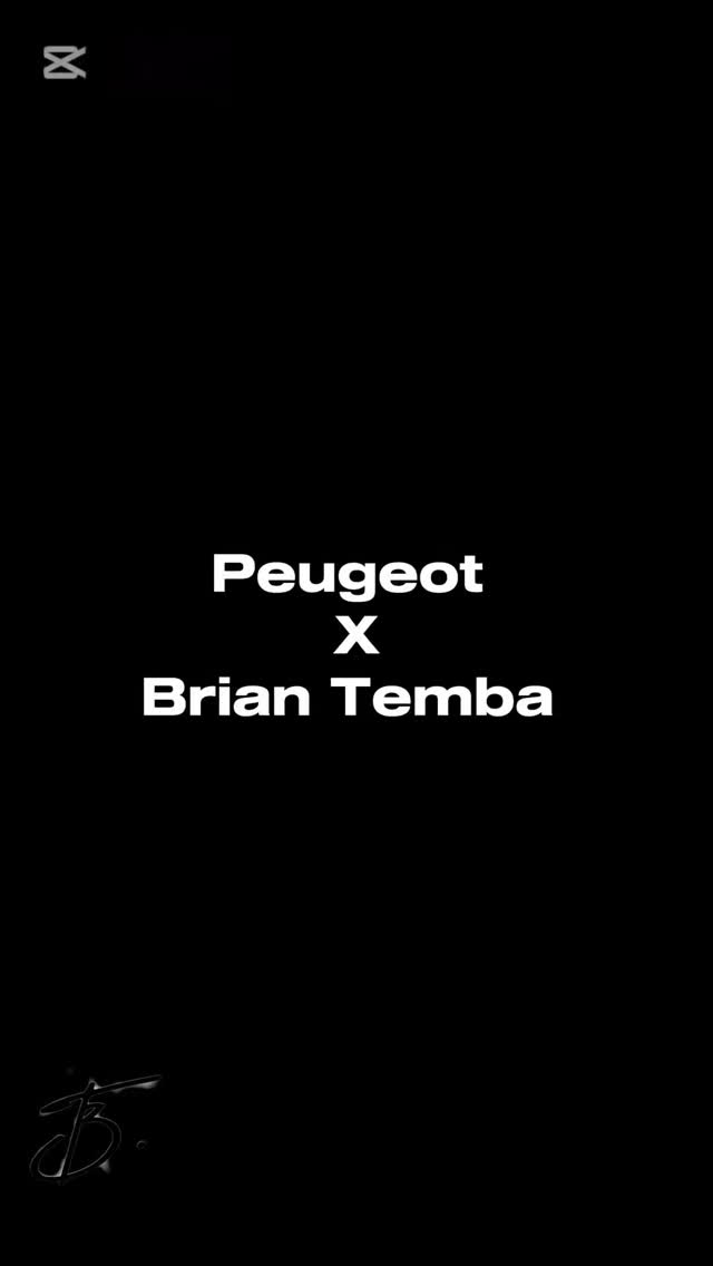 Instagram post by @briantemba for Peugeot. Caption reads: 🚘✨ Big Announcement!
Brian Temba x Peugeot &....