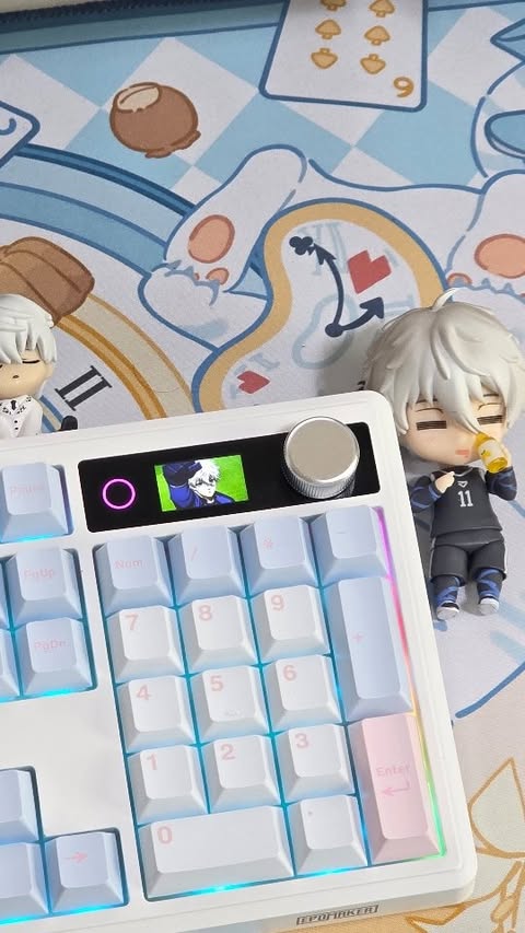 Instagram post by @itsparkjana for Epomaker. Caption reads: epomaker keyboard TH108 V2 pro . ݁₊ ⊹ . ݁˖ . ݁....