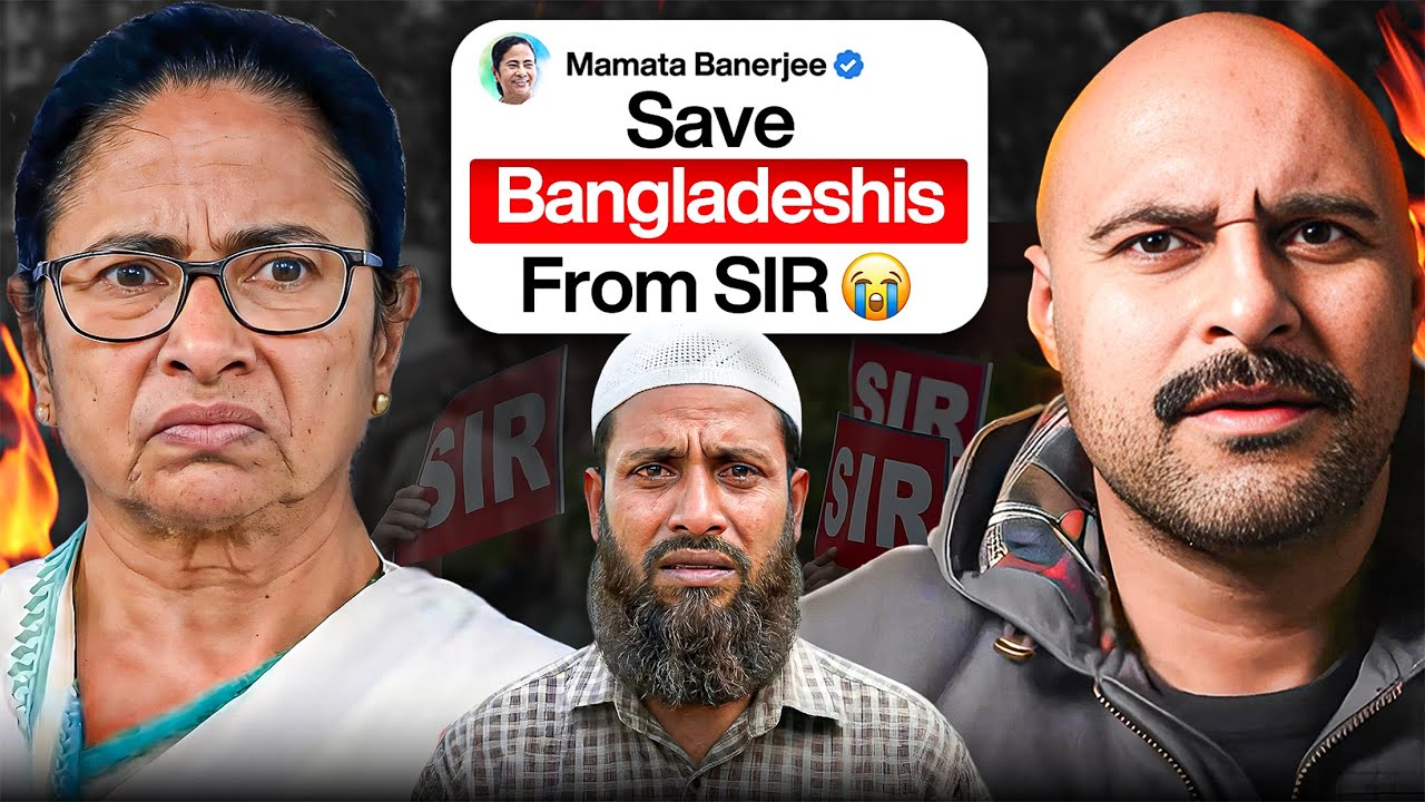 YouTube post by @ShamSharmaShow for Odoo. Caption reads: SIR Bengal MELTDOWNS Explained | Why Mamta Is....