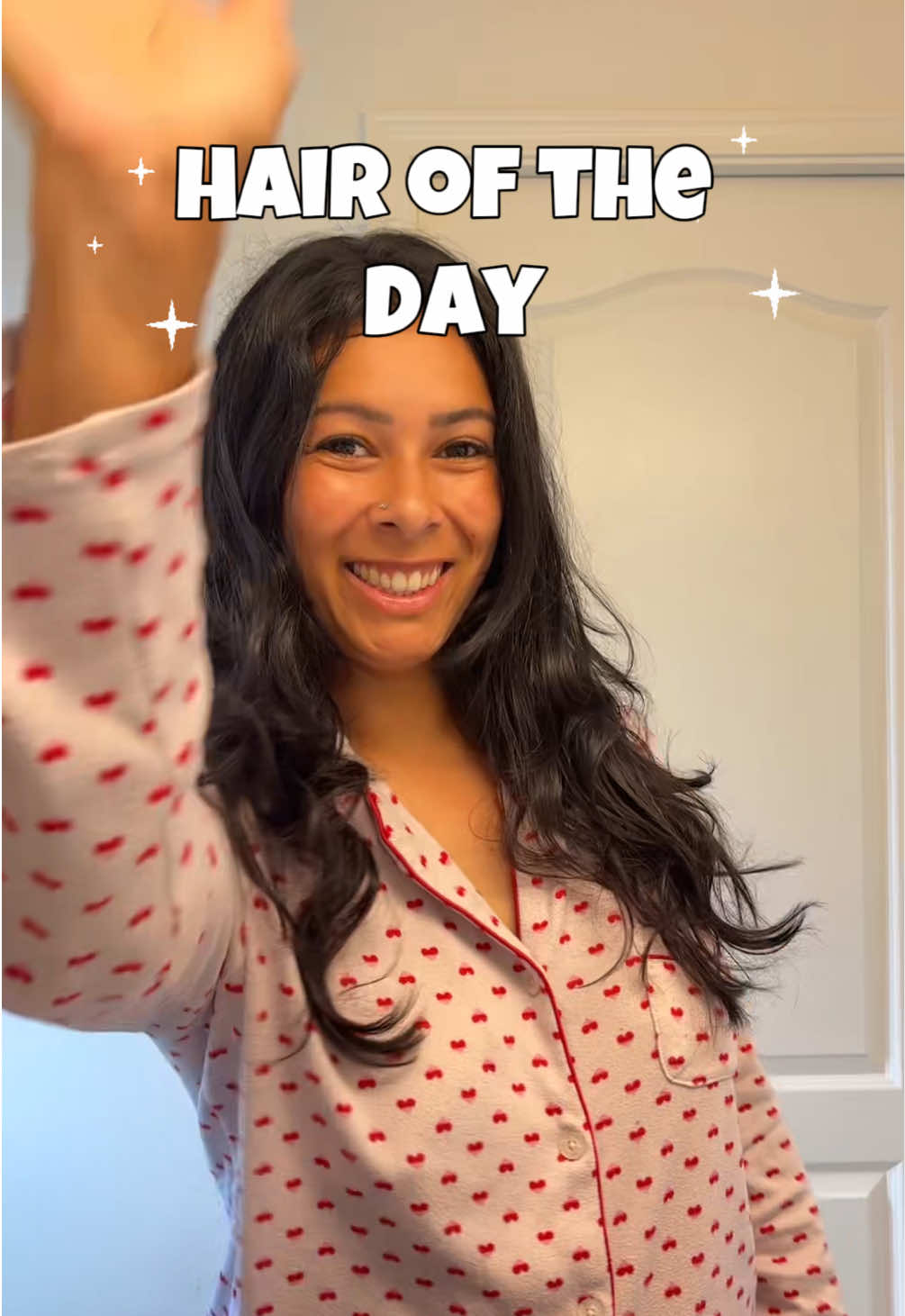 TikTok post by @jesss_palafox for DevaCurl. Caption reads: [...] #hairstyle #curlyhairroutine @DevaCurl....