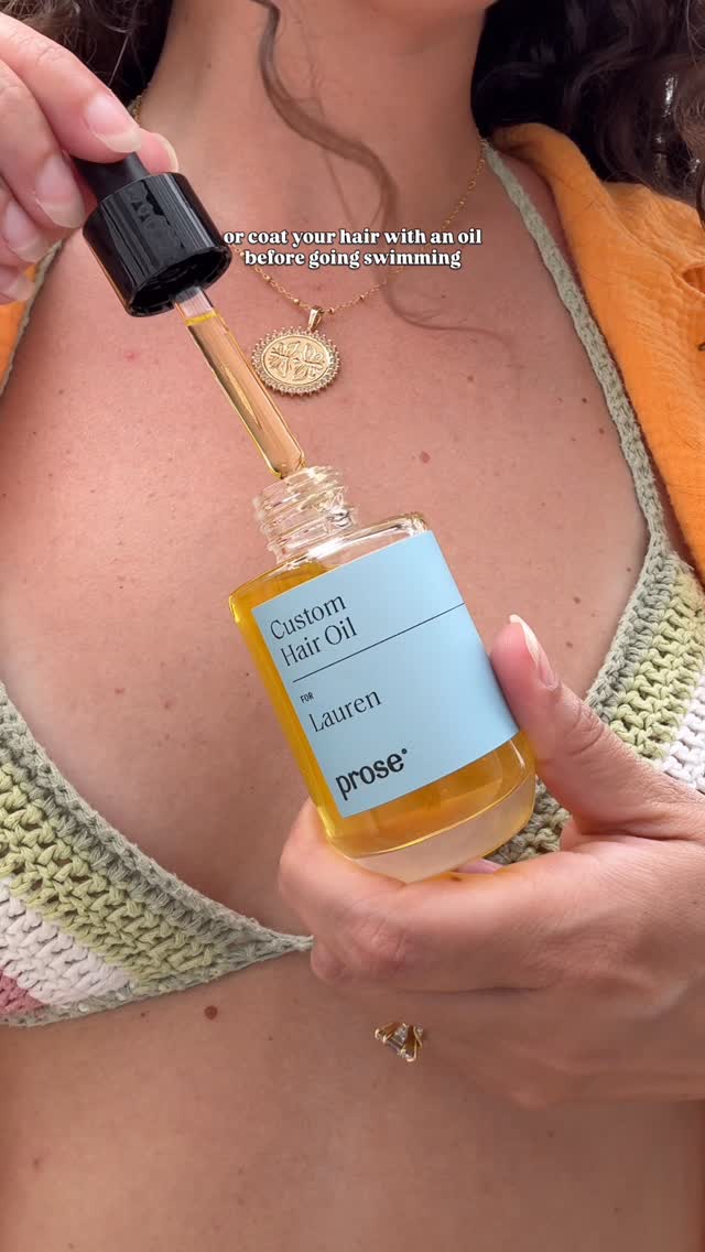 Instagram post by @laurenpiluso for Politics and Prose. Caption reads: Healthy hair tips 🧡💦🐚 #prosepartner....