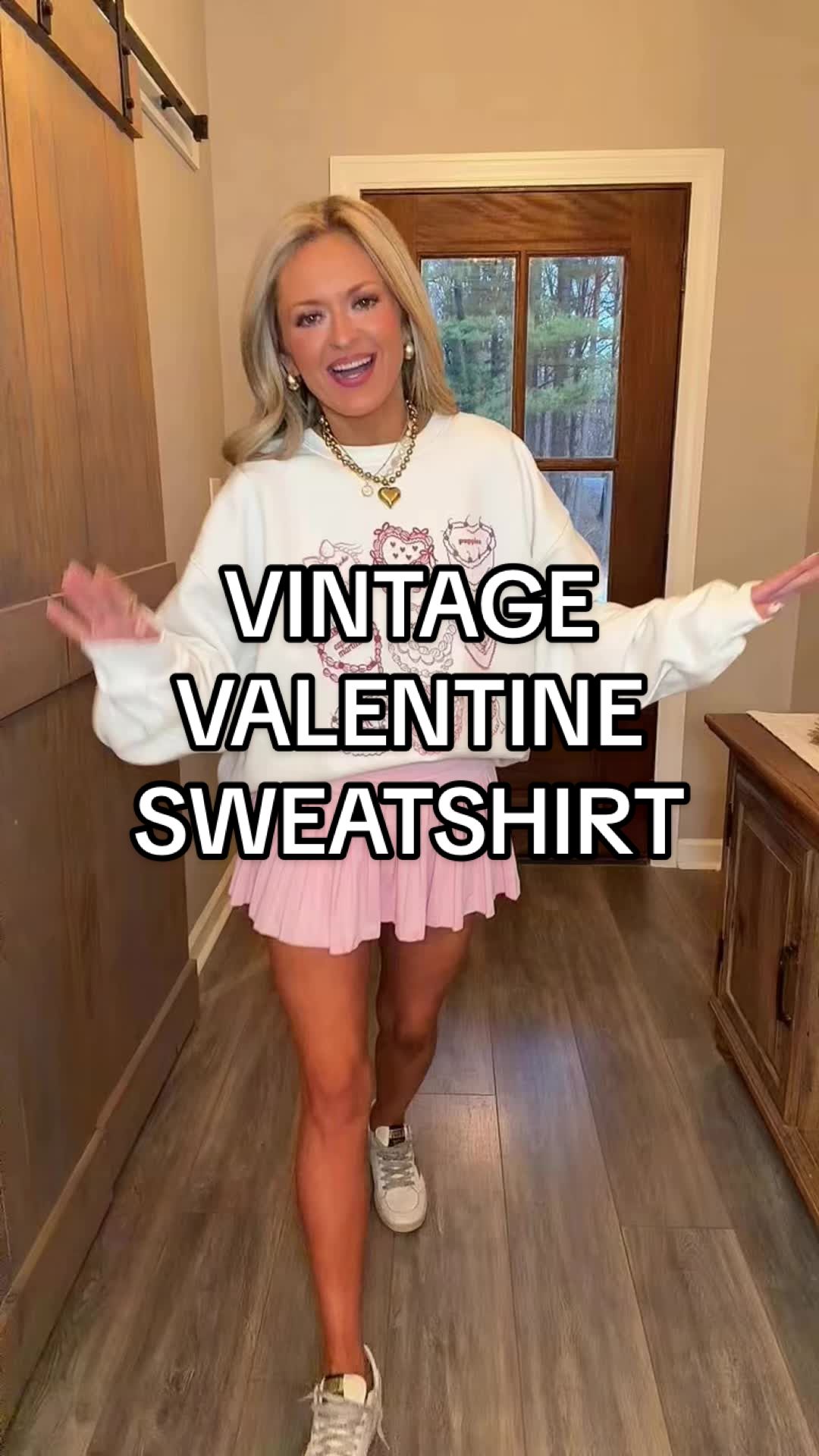 TikTok post by @whitneyharrison19 for United Monograms. Caption reads: [...] #preppy #outfitinspo @United Monograms .