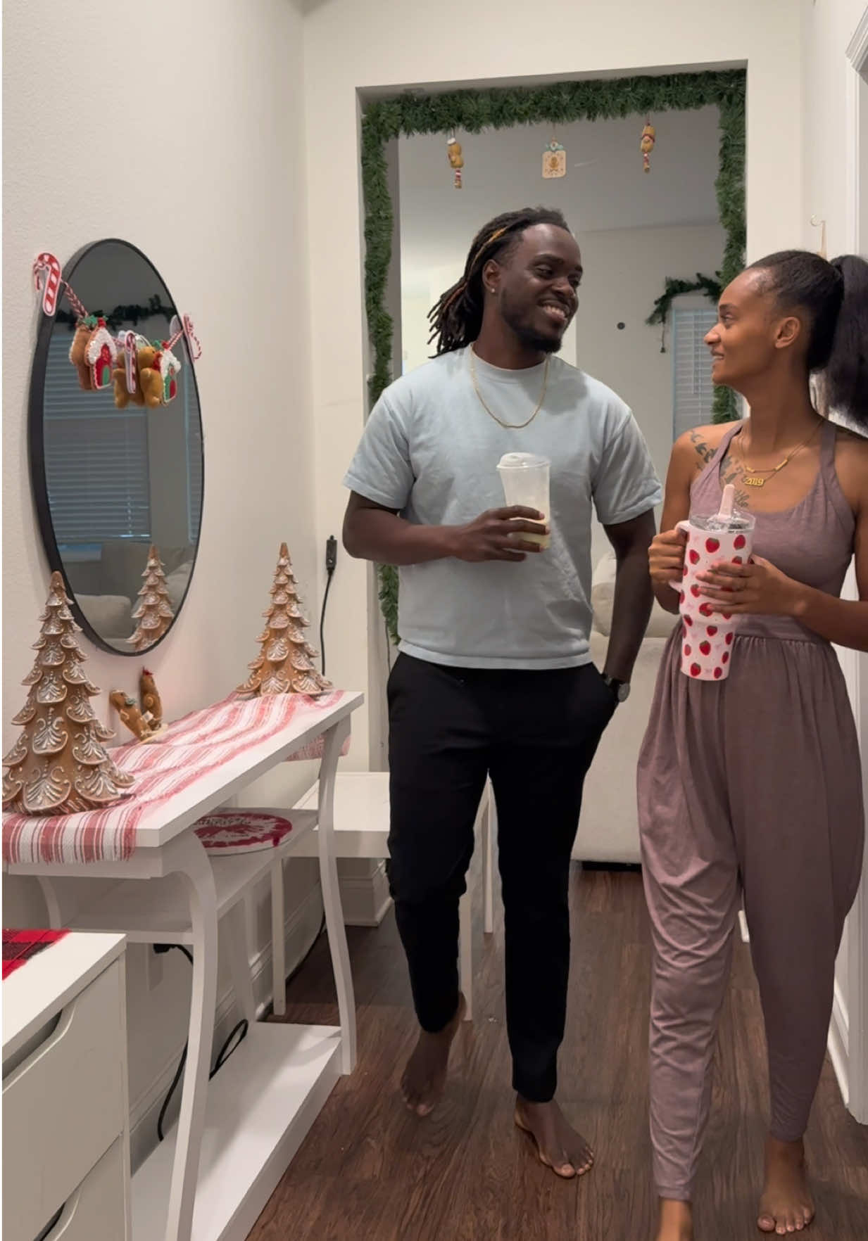 TikTok post by @thatfamily77 for Family Dollar. Caption reads: #ad #unileverpartner Our mornings are a family....